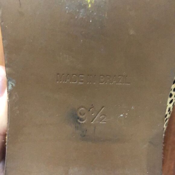 Madewell Brady Low cowboy Booties leopard cheetah fur. 39 1/2 - Picture 6 of 8